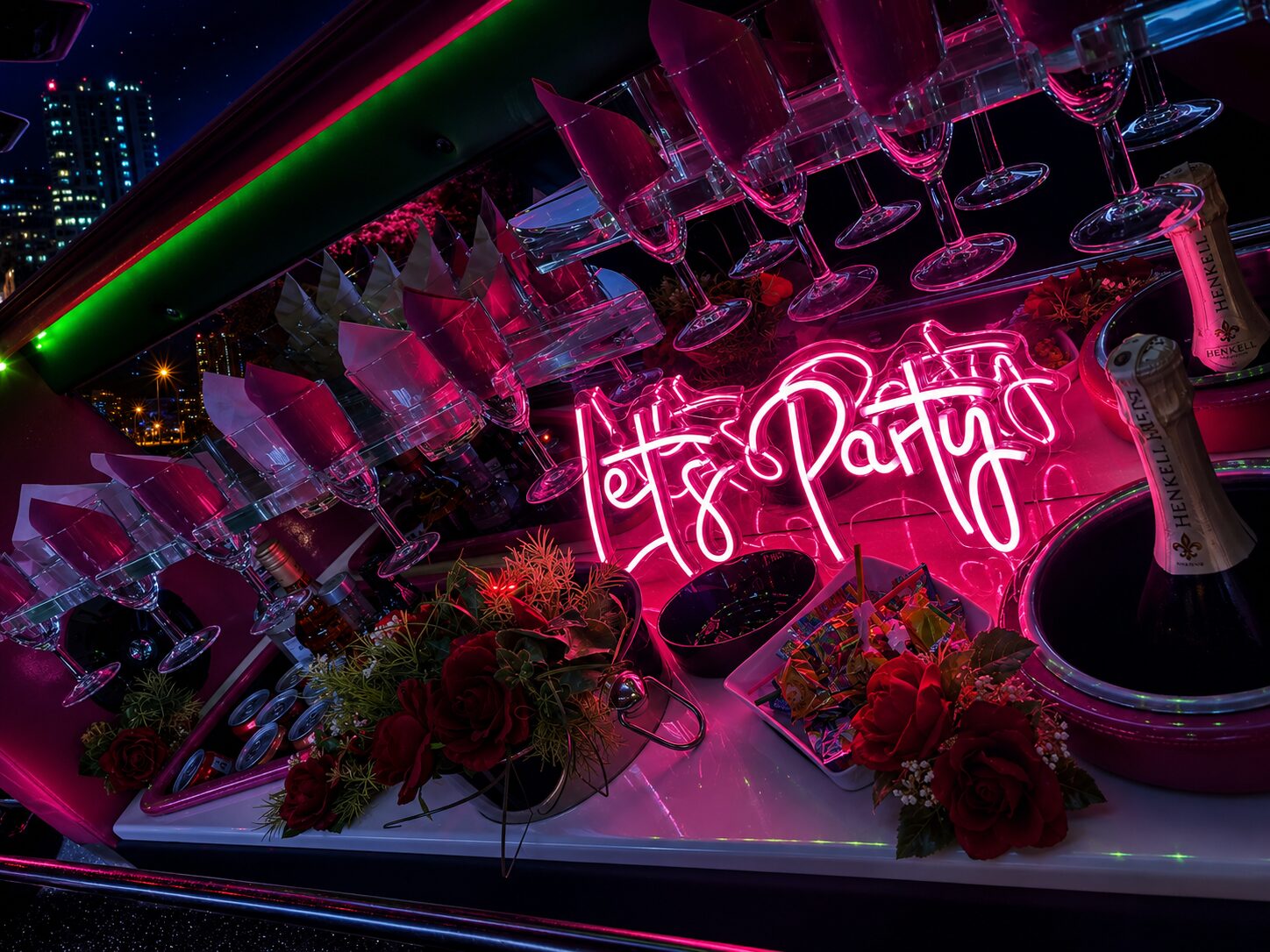 Pinke Limo