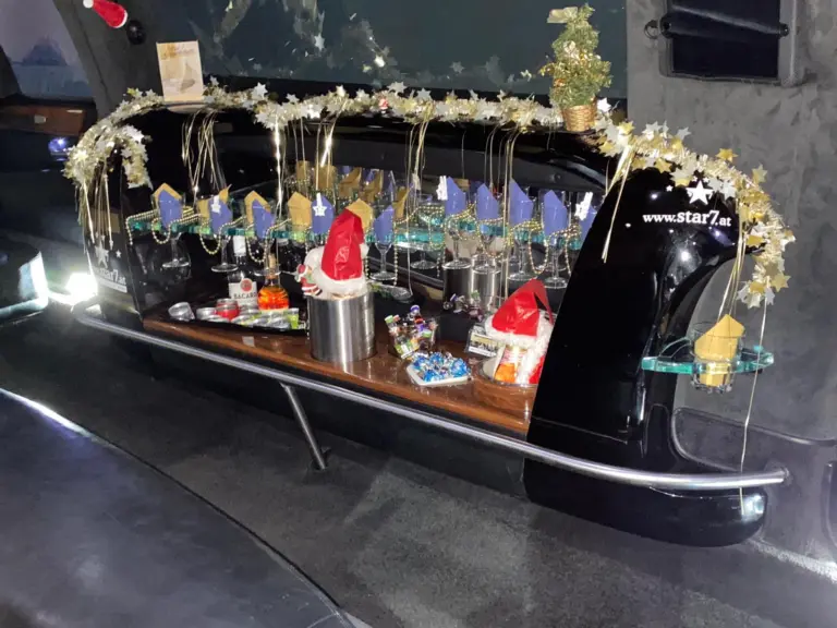 Bar in einer STAR-7-Limousine
