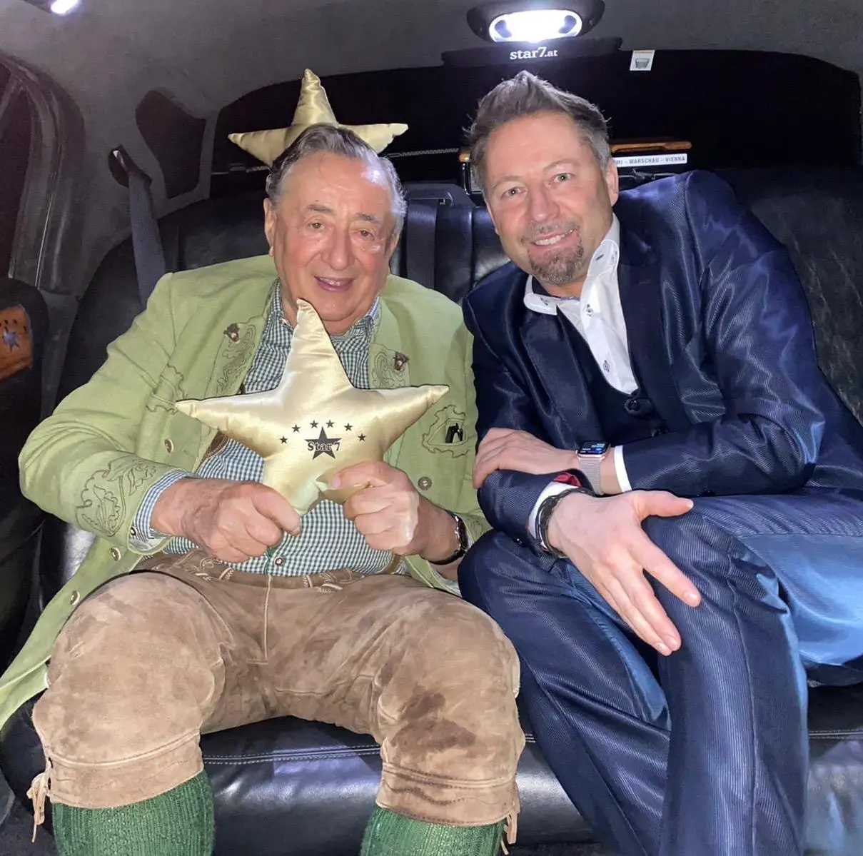 Roland Granzer (STAR 7) mit Richard Lugner